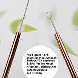 Durable Stainless Steel Straws for eco-friendly drinking